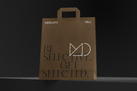 howdy design family branding for mercato deli