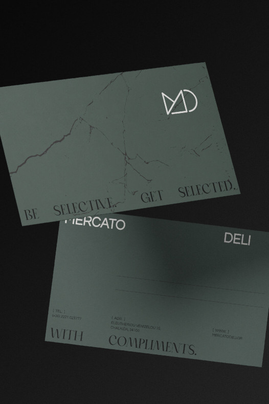 howdy design family branding for mercato deli