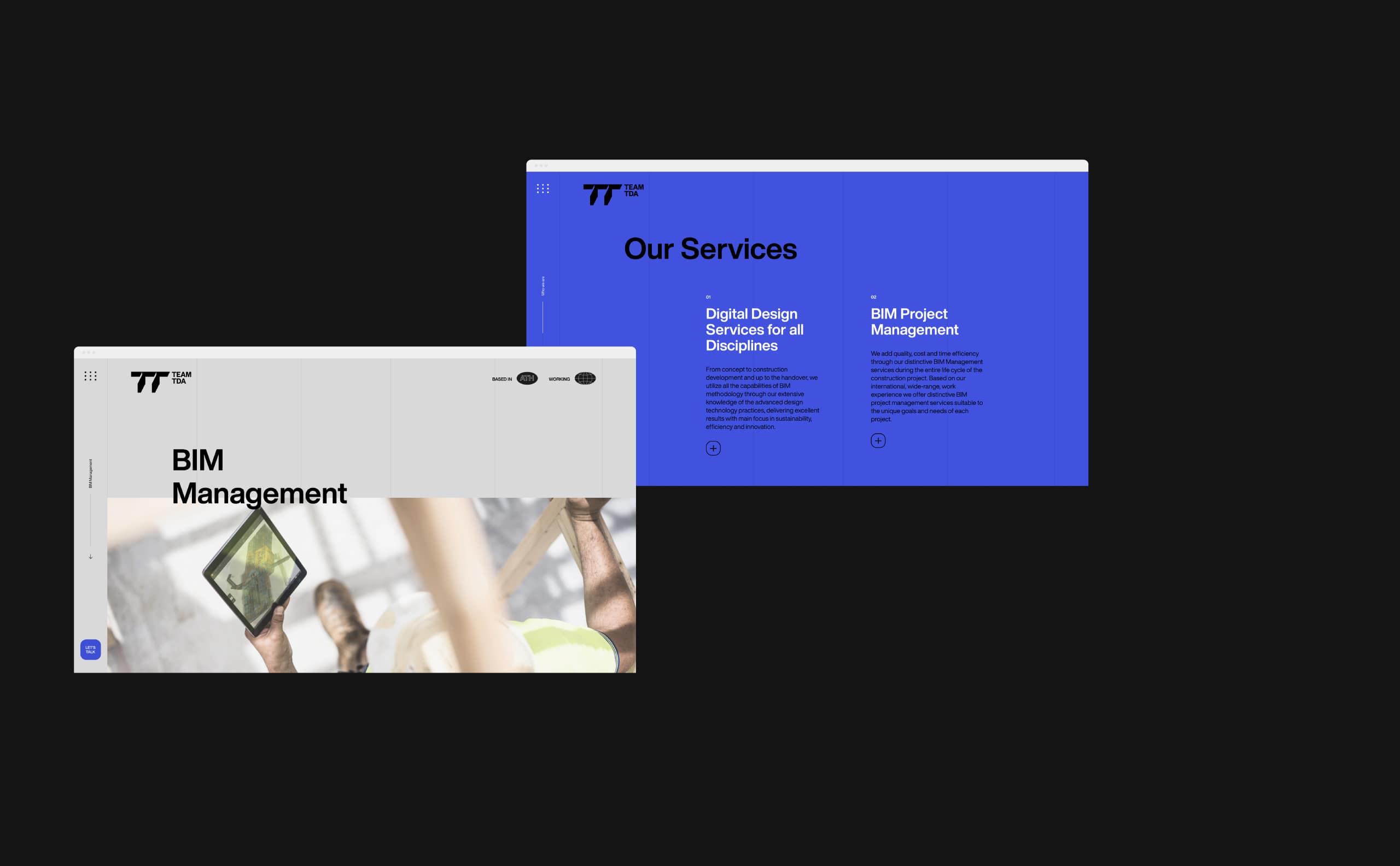 howdy design family website for team-tda